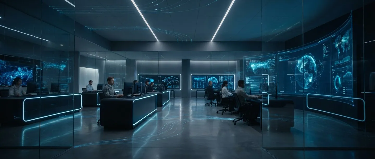 Qorinix operations center and global inference command visual